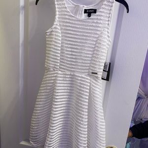 White DKNY Dress
